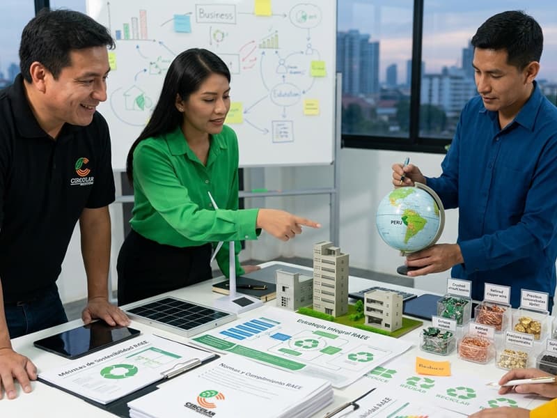 Equipo de Circular Solutions impulsando la economía circular